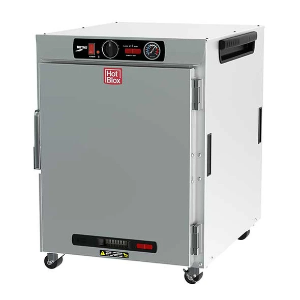 Metro HBCW8-AS-UC HotBlox 8-Pan Undercounter Insulated Holding Cabinet, Solid Door, 120V