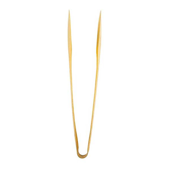 Tablecraft 12997 Solaire 12" Serving Tongs, Stainless Steel, Gold