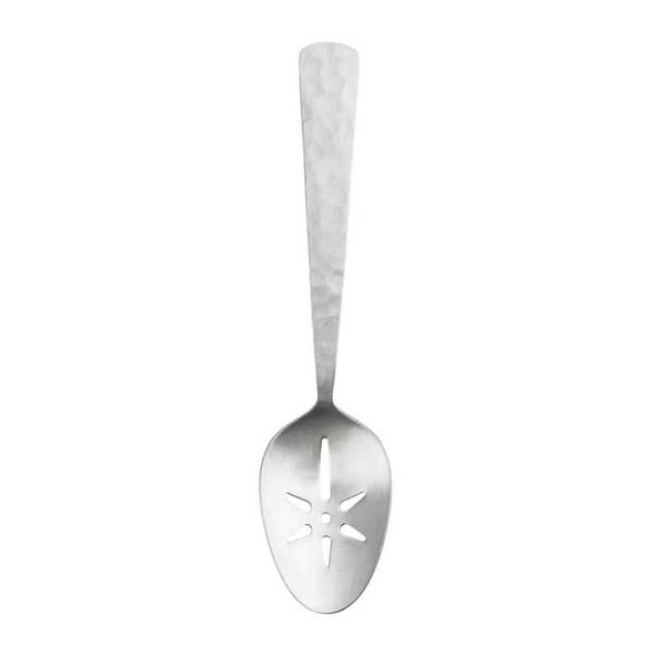 Tablecraft 12979 Solaire 12-1/2" Slotted Serving Spoon, Stainless Steel