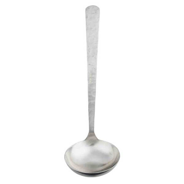 Tablecraft 12981 Solaire 12" 4 oz. Ladle, Stainless Steel