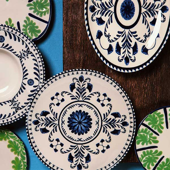 Cardinal FQ115 Maria Portugal Terracota Vila Flor 8-1/2" Coupe Plate, Stoneware - 6/Case