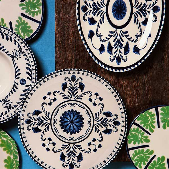 Cardinal FQ116 Maria Portugal Terracota Vila Flor 10-3/4" Coupe Plate, Stoneware - 6/Case