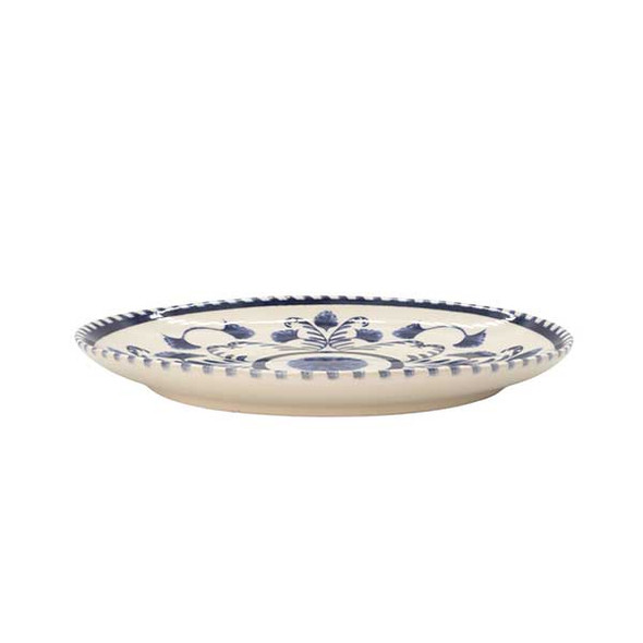 Cardinal FQ119 Maria Portugal Terracota Vila Flor 12-1/4" x 8-1/4" Oval Platter, Stoneware - 6/Case