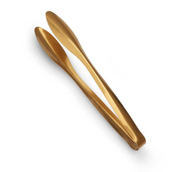 American Metalcraft GVT2 Vintage 11-3/4" Serving Tongs, Gold