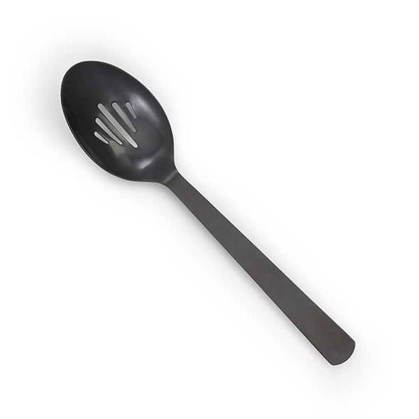 American Metalcraft BLSS10 Vintage 10" Slotted Spoon, Black