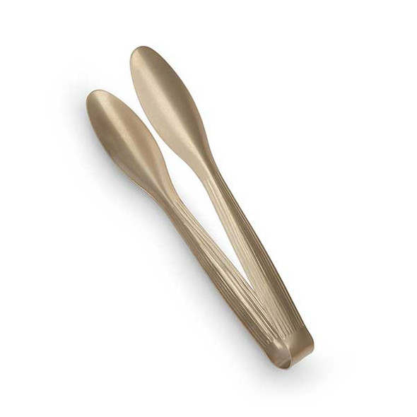 American Metalcraft CWVT1 Wavy 9" Serving Tongs, Champagne