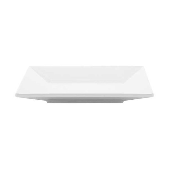GET ML-102-W Siciliano 6" Square Plate, Melamine, White