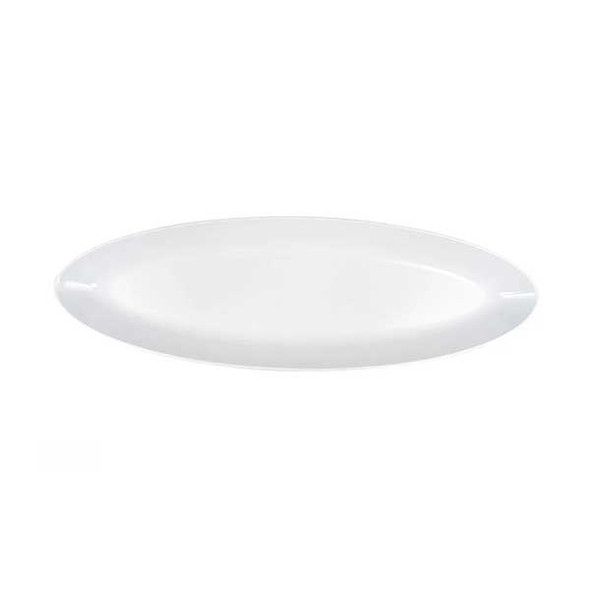 GET ML-255-W Siciliano 27" x 10" Deep Oval Platter, Melamine, White