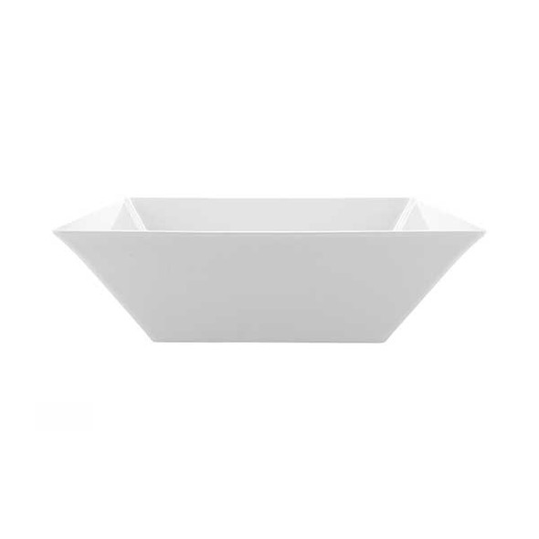 GET ML-250-W Siciliano 20.4 qt. Square Bowl, Melamine, White