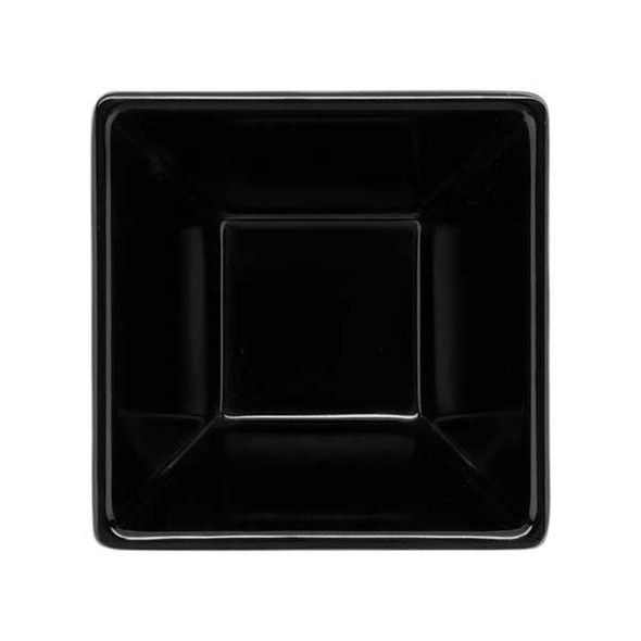 GET ML-257-BK Siciliano 3 oz. Square Petite Bowl, Melamine, Black