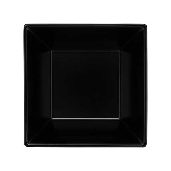 GET ML-279-BK Siciliano 23 oz. Square Bowl, Melamine, Black