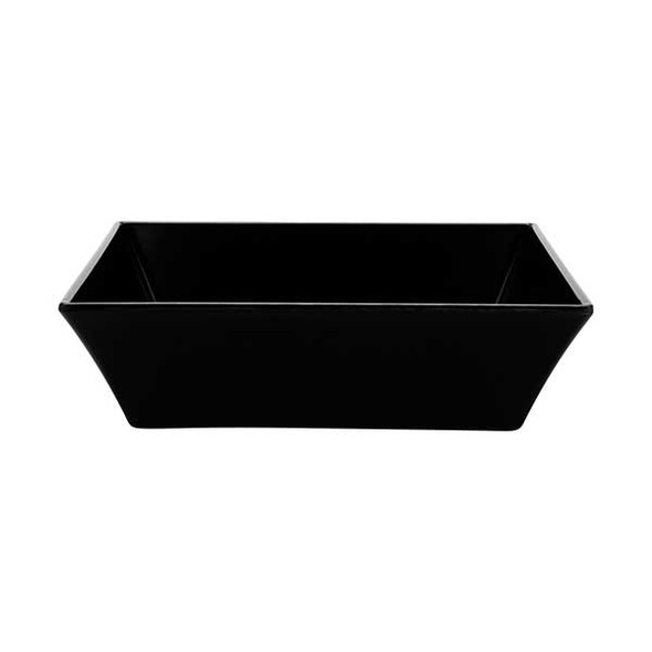 GET ML-281-BK Siciliano 2.3 qt. Square Bowl, Melamine, Black