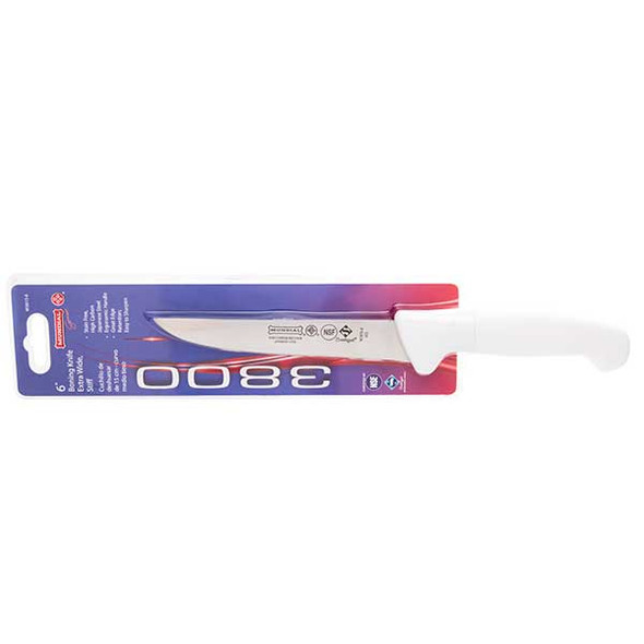 Mundial W3815-6 3800 Series 6" Wide Stiff Boning Knife, White