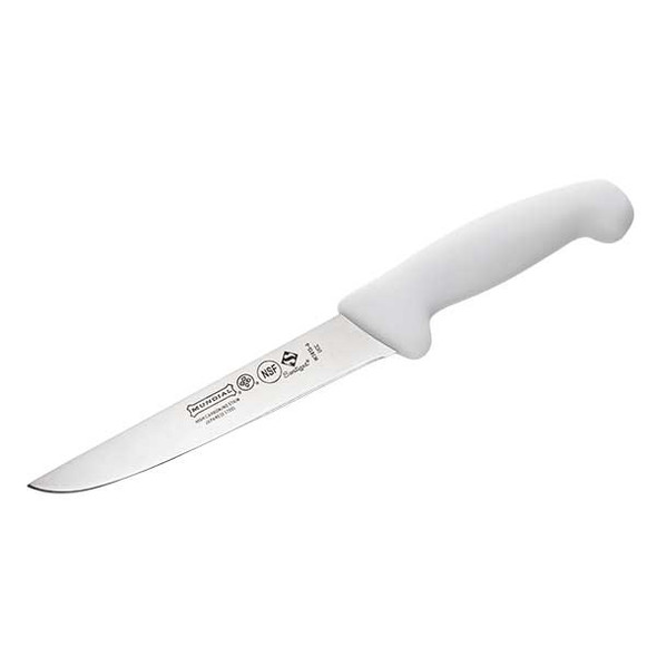 Mundial W3815-6 3800 Series 6" Wide Stiff Boning Knife, White