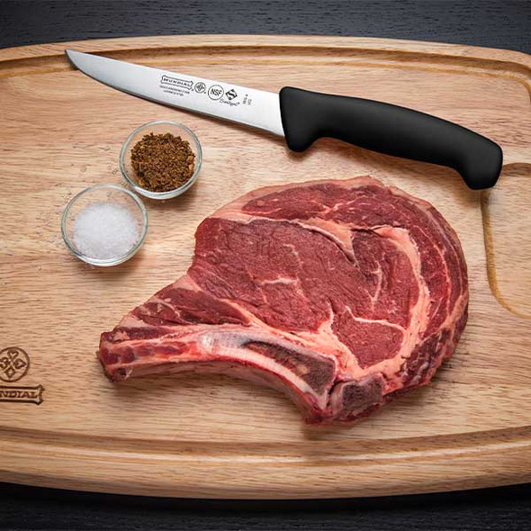 Mundial 3815-6 3800 Series 6" Curved Flexible Boning Knife, Black