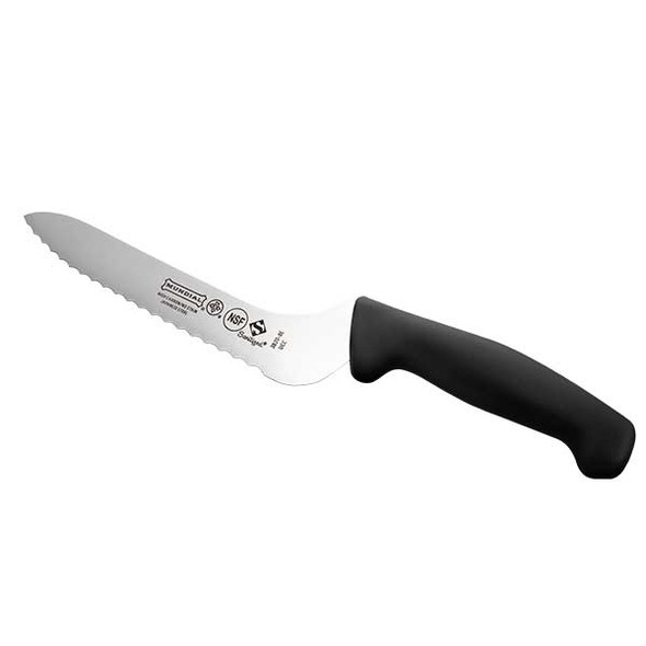 Mundial 3820-8E 3800 Series 8" Sandwich Knife, Serrated Edge, White