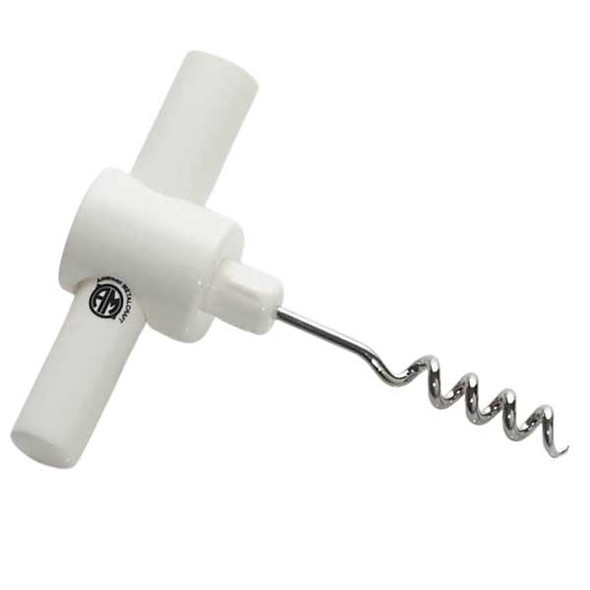 American Metalcraft CS7545 4-1/4" Pocket Corkscrew with Case, White