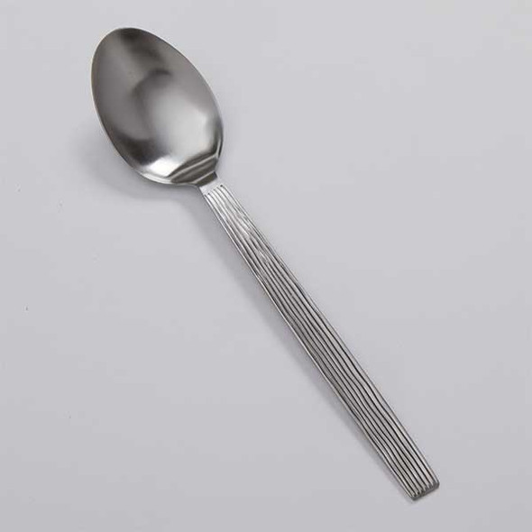 American Metalcraft WVASP Wavy Aged 13-1/4" Solid Serving Spoon, Stainless Steel