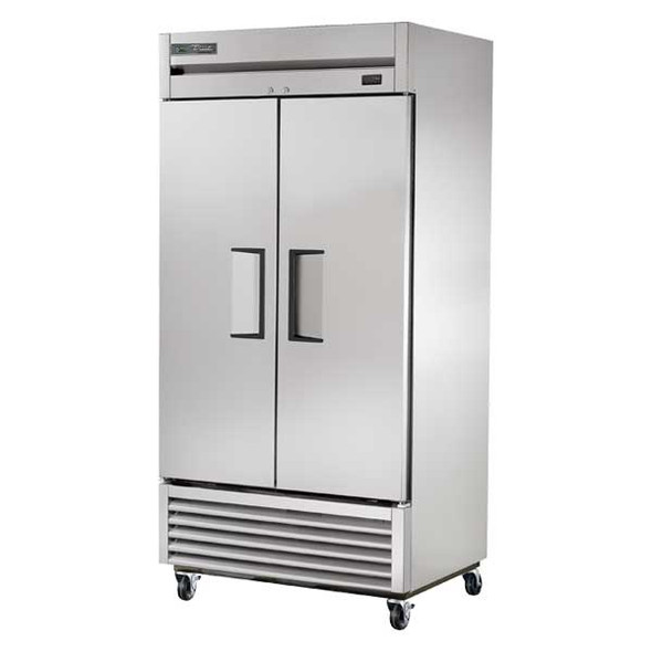 True T-35-HC T-Series Two-Section Reach-In Refrigerator, Solid Doors
