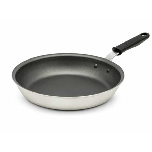 Vollrath 672312 Wear-Ever 12" Fry Pan, SteelCoat x3, Aluminum