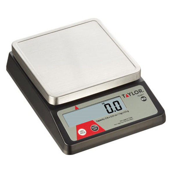 Taylor 3817R Portion Control Scale, Digital, 11 lb x .1 oz., Red