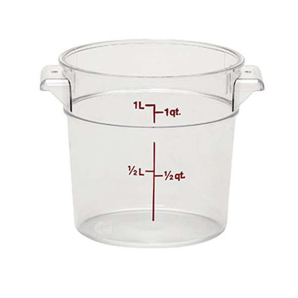 Cambro RFSCW1135 Camwear 1 Qt. Storage Container