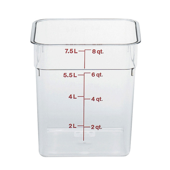8SFSCW135 - 6Qt Food Container-Red