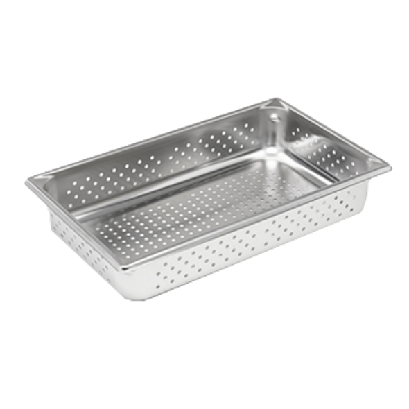 Vollrath 30043 Super Pan V Full Size 4" Deep Perforated Food Pan