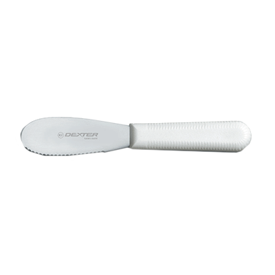 Dexter-Russell 18213 Sani-Safe 3-1/2" Sandwich Spreader, Scalloped