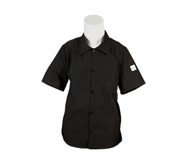 Mercer Culinary M60200BKM Millennia Size M Unisex Cook Shirt - Clearance