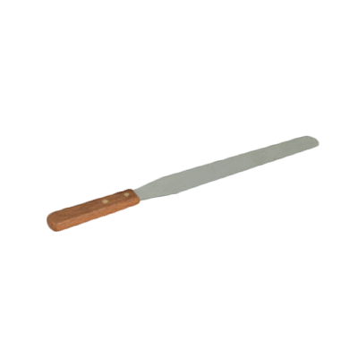 Thunder SLPSP012 12" Flexible Icing Spatula, Wood Handle
