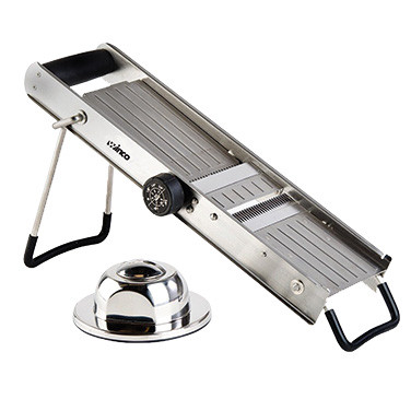 Winco MDL-18 Mandoline Slicer Set, Stainless Steel