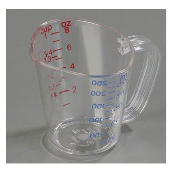 Carlisle Commercial Measuring Cup 1/2 Gal - Clear