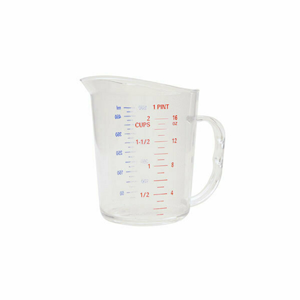 Carlisle Commercial Measuring Cup 1/2 Gal - Clear