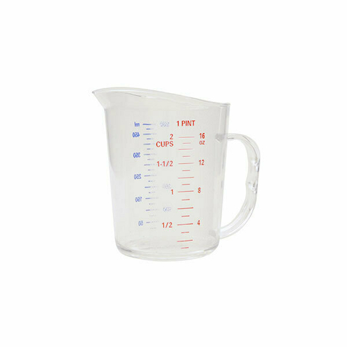 Thunder PLMD016CL 1 Pint Measuring Cup, Plastic