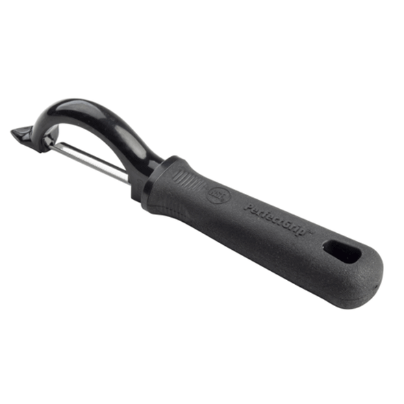 Tablecraft 10997 PerfectGrip Vegetable Peeler, Black