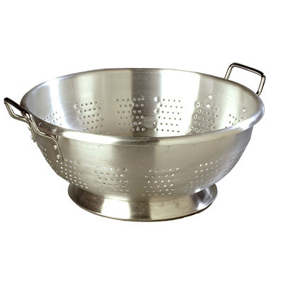 Carlisle 60280 Signature Select Dura-Ware 16 qt. Standard Colander, Aluminum