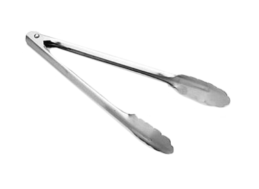 Vollrath 47312 12" Heavy Duty Utility Tongs, Stainless Steel