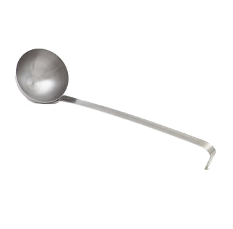 Vollrath 46908 8 oz. Two-Piece Economy Ladle, Stainless Steel