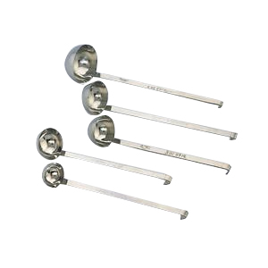 ABC L-08 8 oz. Two-Piece Serving Ladle, Stainless Steel
