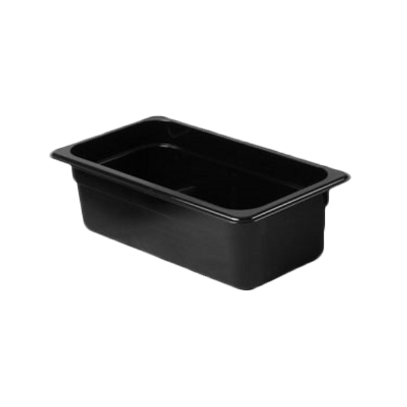 Thunder PLPA8134BK 1/3 Size 4" Deep Food Pan