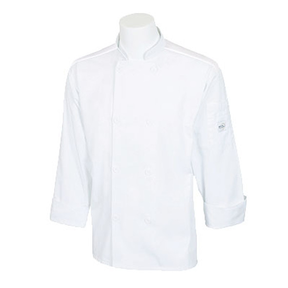 Mercer Culinary M60017WH2X Millennia Air Size 2X Unisex Jacket