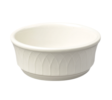 Steelite HL3297000 Gothic Blanc 12.5 oz. China Nappy Bowl