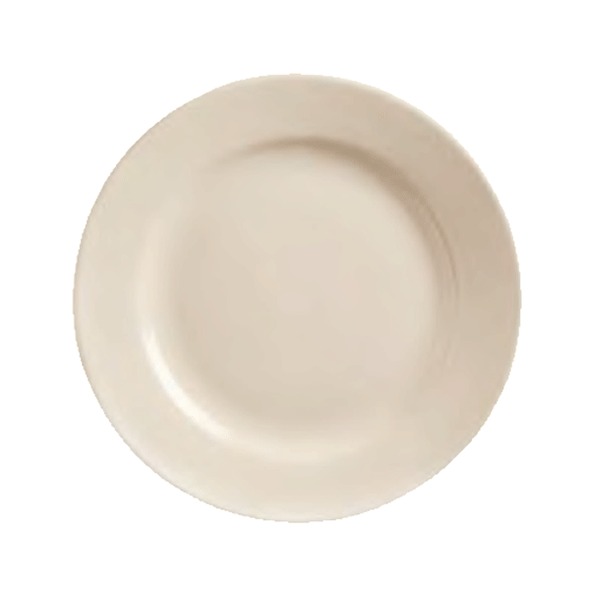 World Tableware PWC-7 Princess White 7-1/8" Plate, Rolled Edge, Cream White