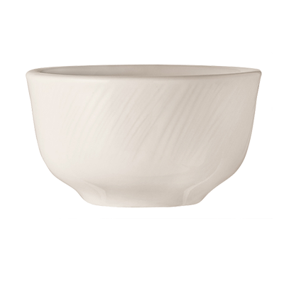 Libbey BO-1140 Classics Basics Orbis 8 oz. China Bouillon Cup, Porcelain, Bright White - 36/Case