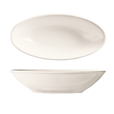 Libbey INF-200 Classics Infinity 20 oz. China Pasta Bowl, Porcelain, White - 24/Case