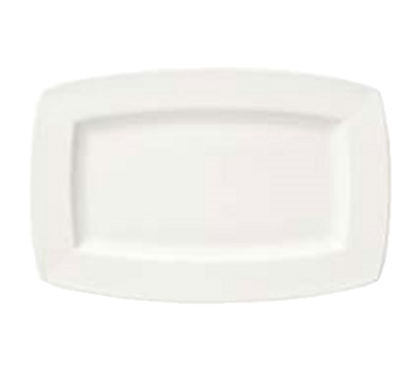 Syracuse 905356987 Slenda 13 1/2" Rectangle China Plate - 12/Case