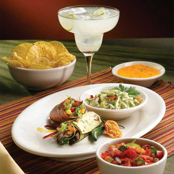 Steelite HL15500 11-3/4" Oval Platter, Rolled Edge