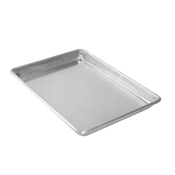 Vollrath 5303 Wear-Ever Half Size 18 x 13 Heavy Duty 18 Gauge Aluminum  Sheet Pan with Natural Finish