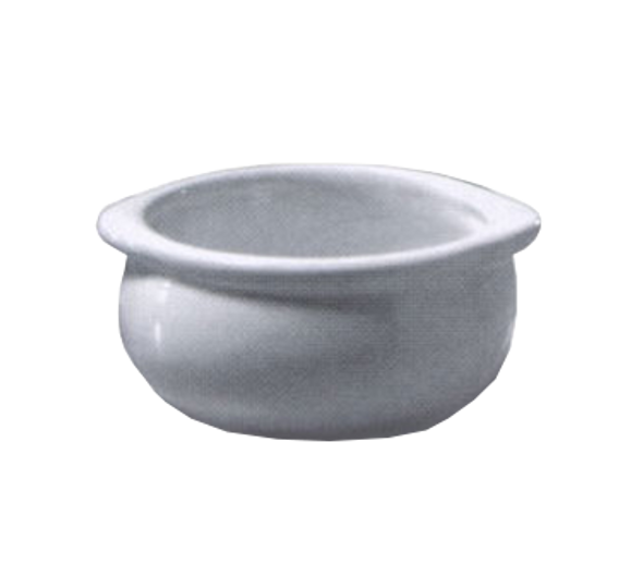 Diversified Ceramics DC12C 12 oz. White Ceramic Onion Soup Crock - 24/Case